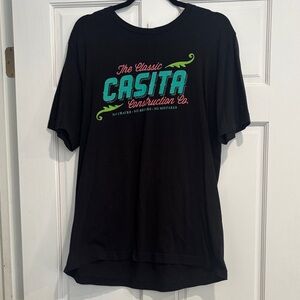 Casita Construction Co. Black Tee Disney Shirt